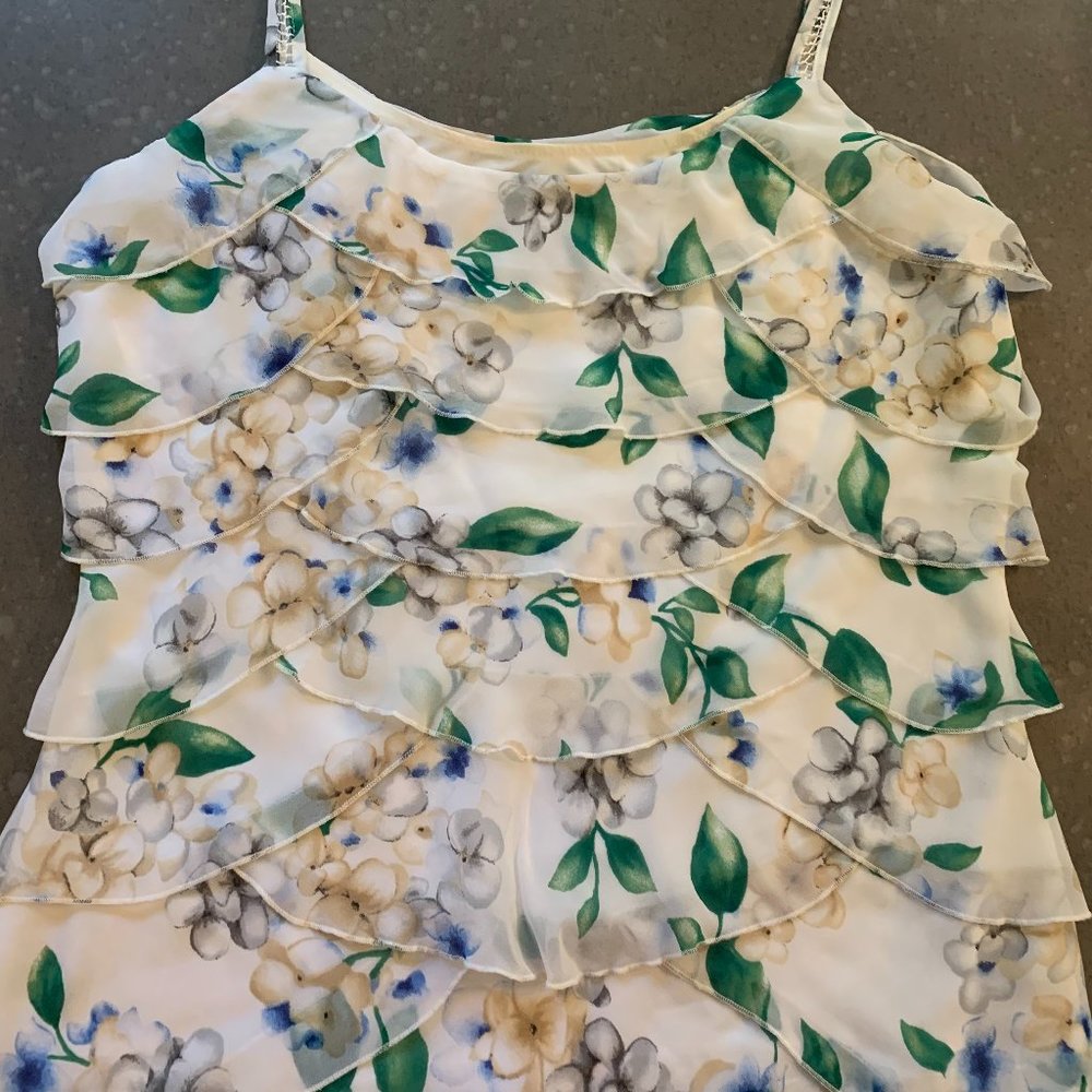 White House Black Market tank top; S; adjustable straps